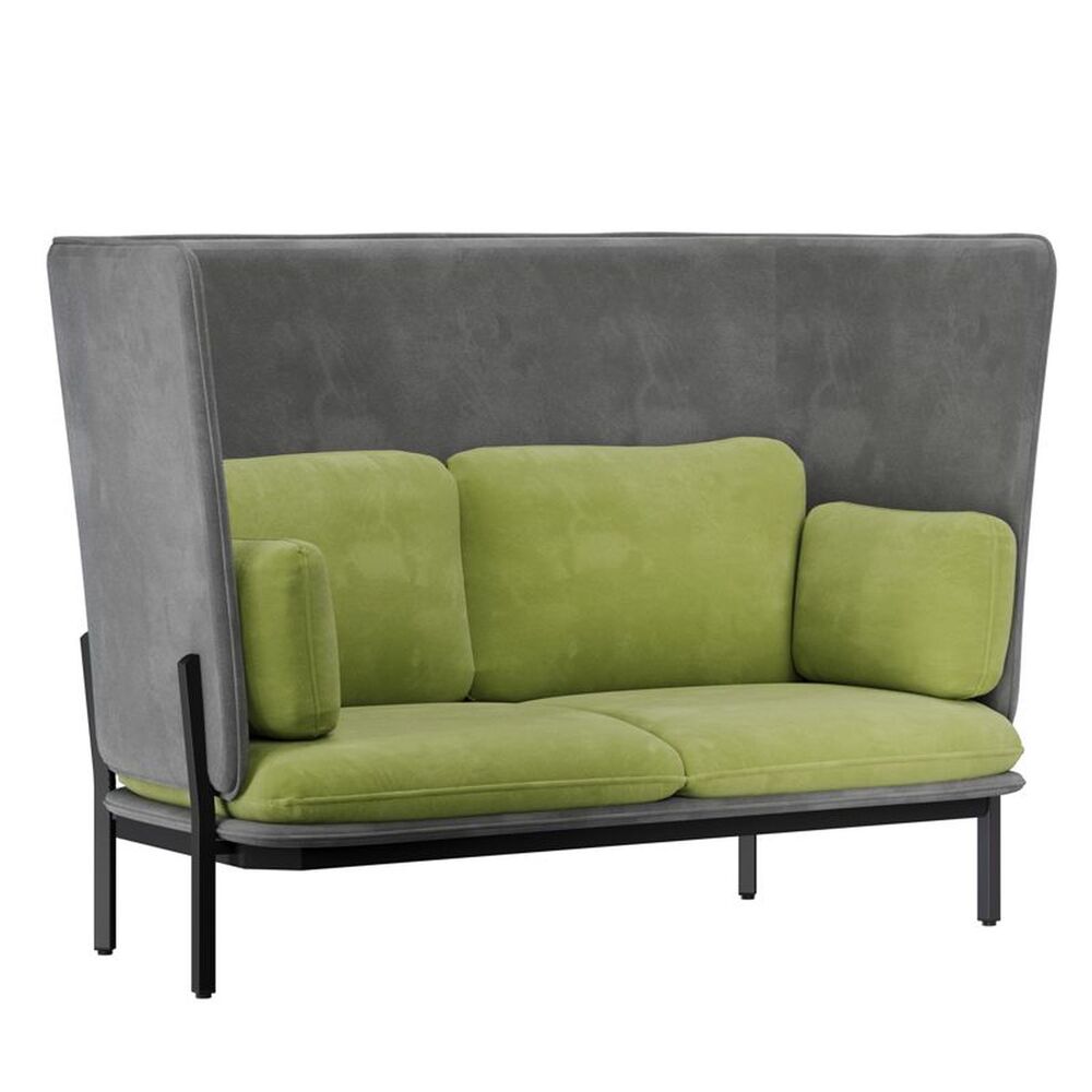 Диван двухместный с высокой спинкой