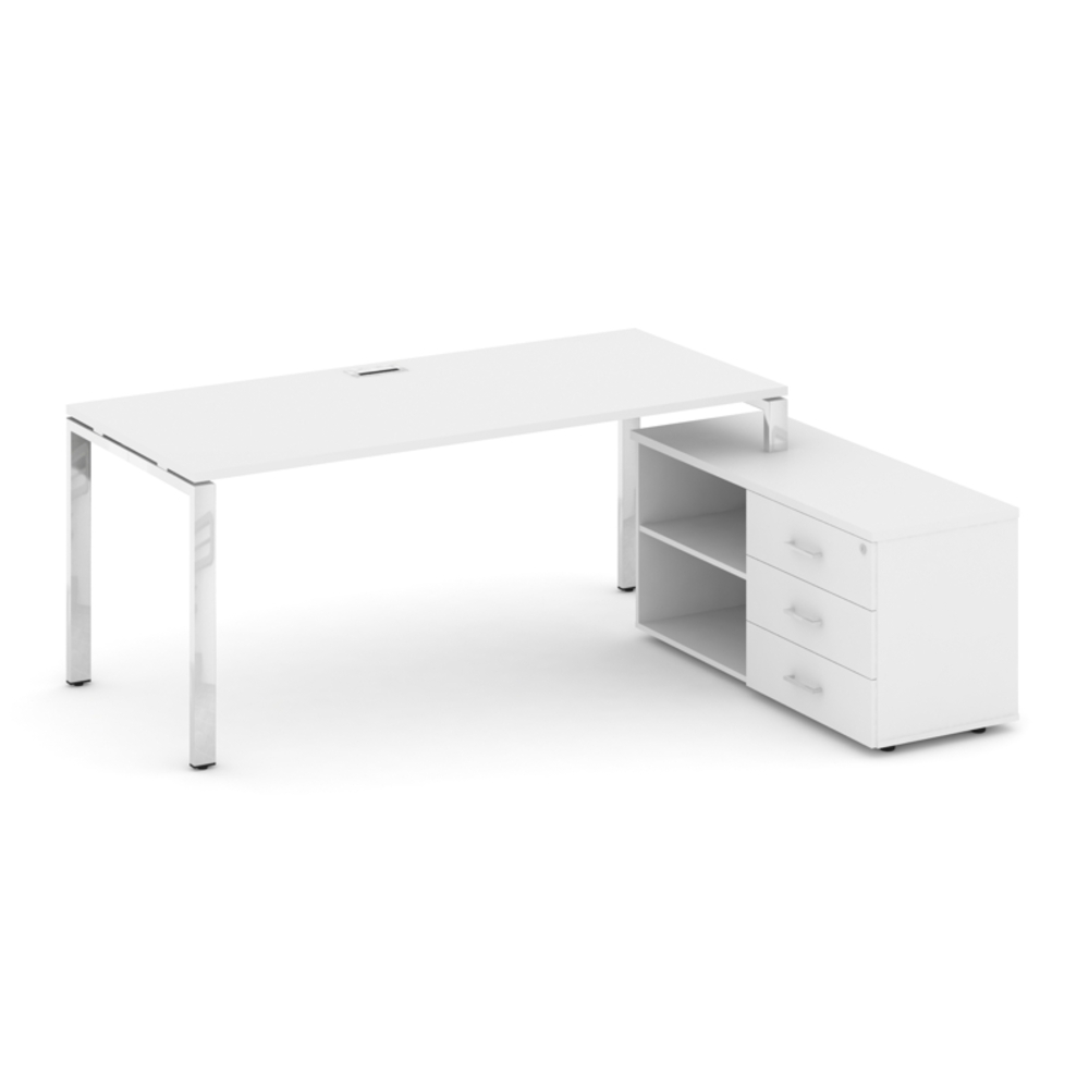 Style Project Direct Lux Стол письменный с греденцией правой