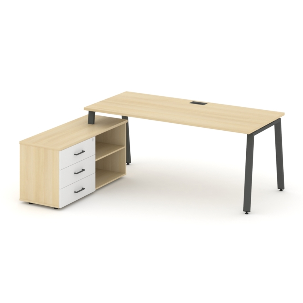 Style Project Direct Стол письменный с греденцией левой