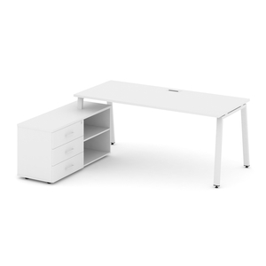 Style Project Direct Стол письменный с греденцией левой