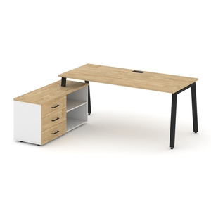 Style Project Direct Стол письменный с греденцией левой