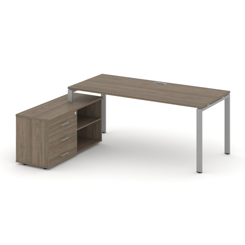 Style Project Direct Стол письменный с греденцией левой