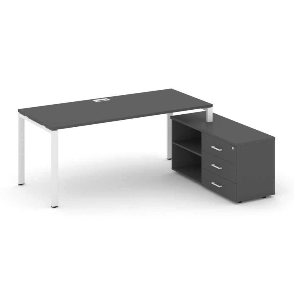 Style Project Direct Стол письменный с греденцией правой