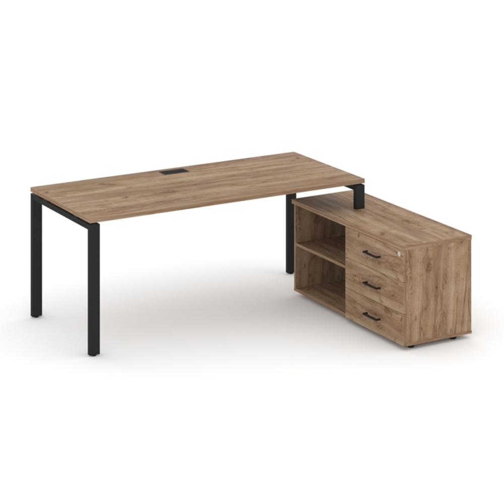 Style Project Direct Стол письменный с греденцией правой