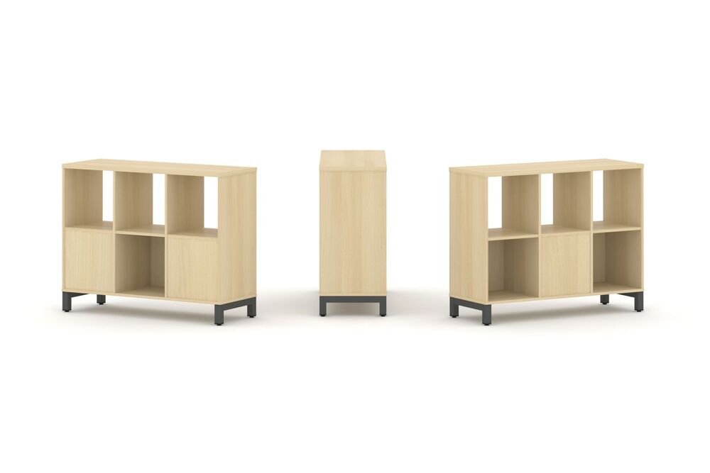 Набор стеллажа двухстороннего, 2 яруса