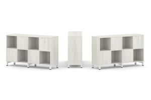 Набор стеллажа двухстороннего, 2 яруса