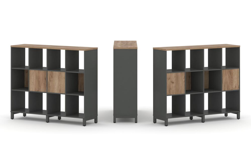 Набор стеллажа двухстороннего, 3 яруса