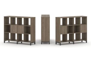 Набор стеллажа двухстороннего, 3 яруса