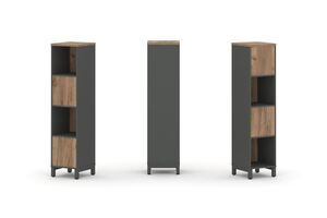 Набор стеллажа двухстороннего, 4 яруса