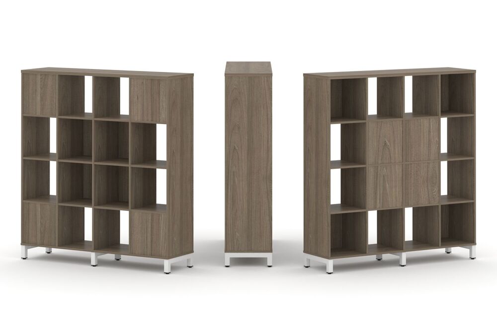 Набор стеллажа двухстороннего, 4 яруса