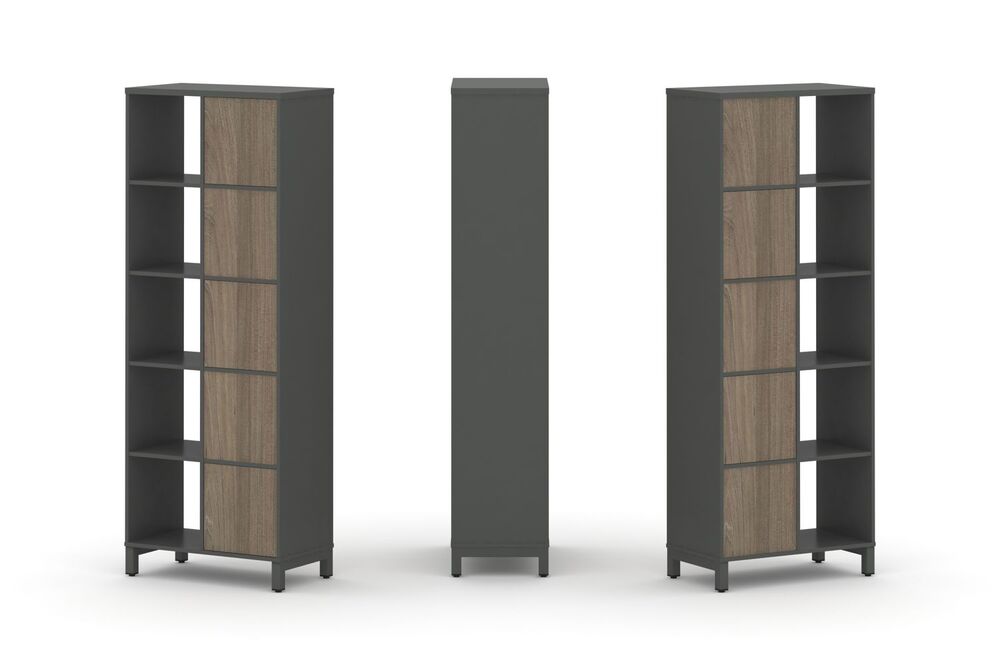 Набор стеллажа двухстороннего, 5 ярусов