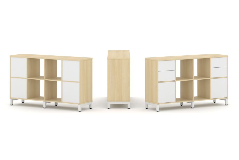 Набор стеллажа одностороннего, 2 яруса