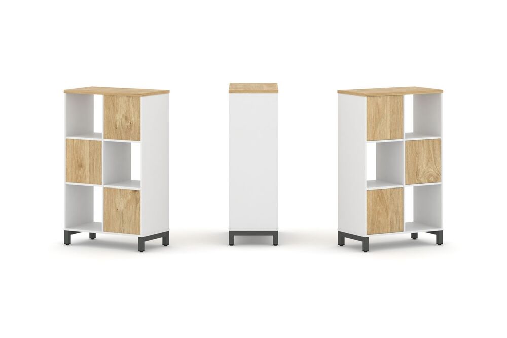 Набор стеллажа одностороннего, 3 яруса