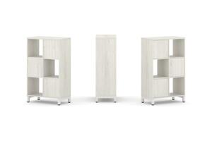 Набор стеллажа одностороннего, 3 яруса