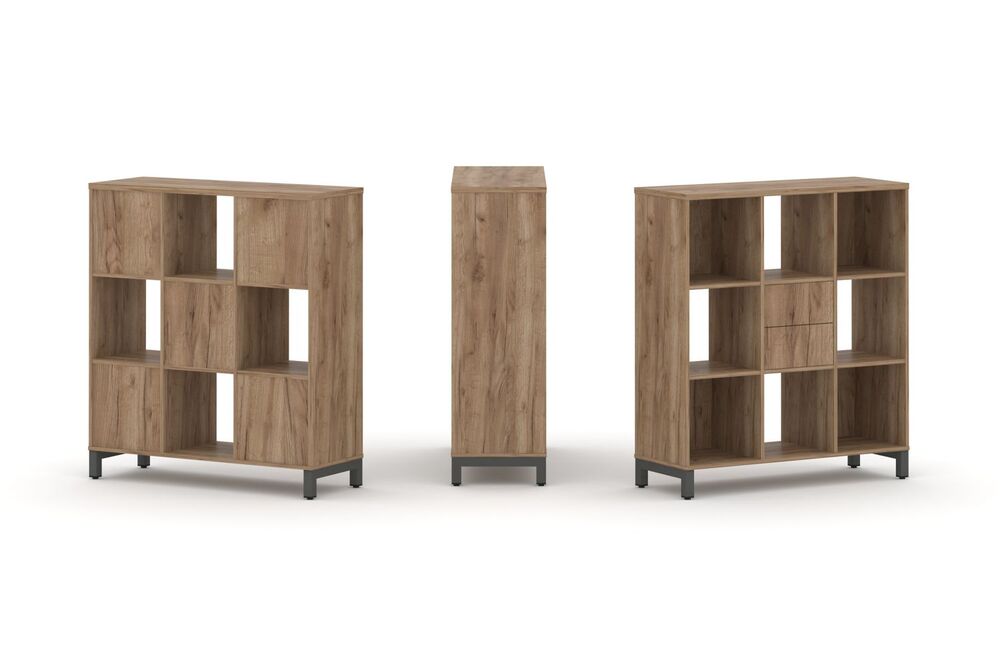 Набор стеллажа одностороннего, 3 яруса