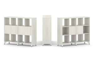 Набор стеллажа одностороннего, 3 яруса