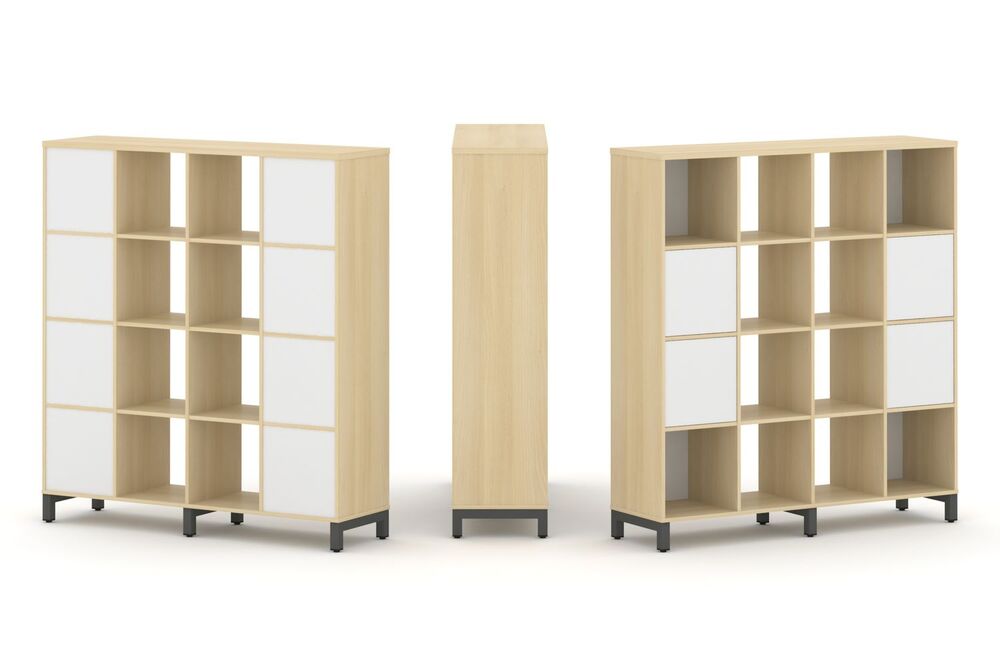 Набор стеллажа одностороннего, 4 яруса