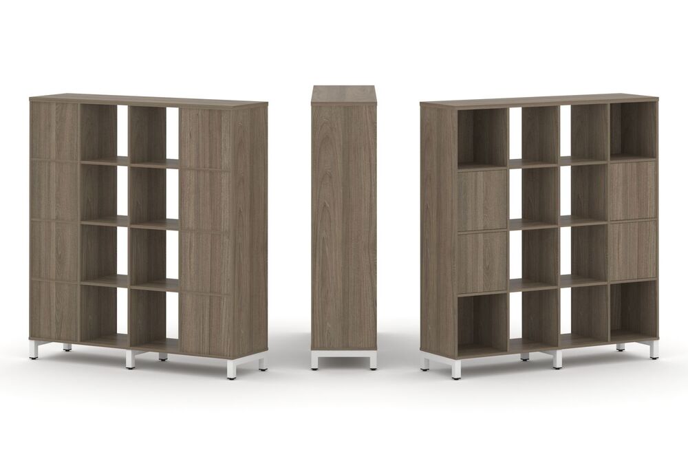 Набор стеллажа одностороннего, 4 яруса