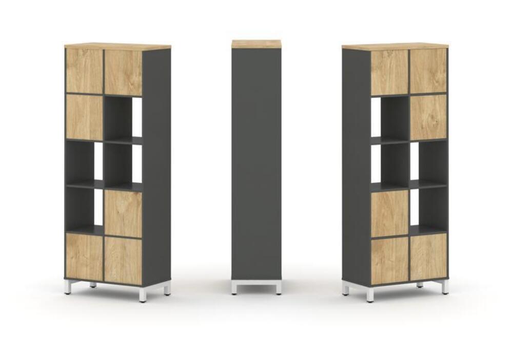 Набор стеллажа одностороннего, 5 ярусов