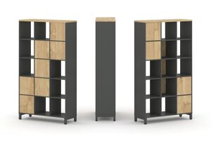 Набор стеллажа одностороннего, 5 ярусов