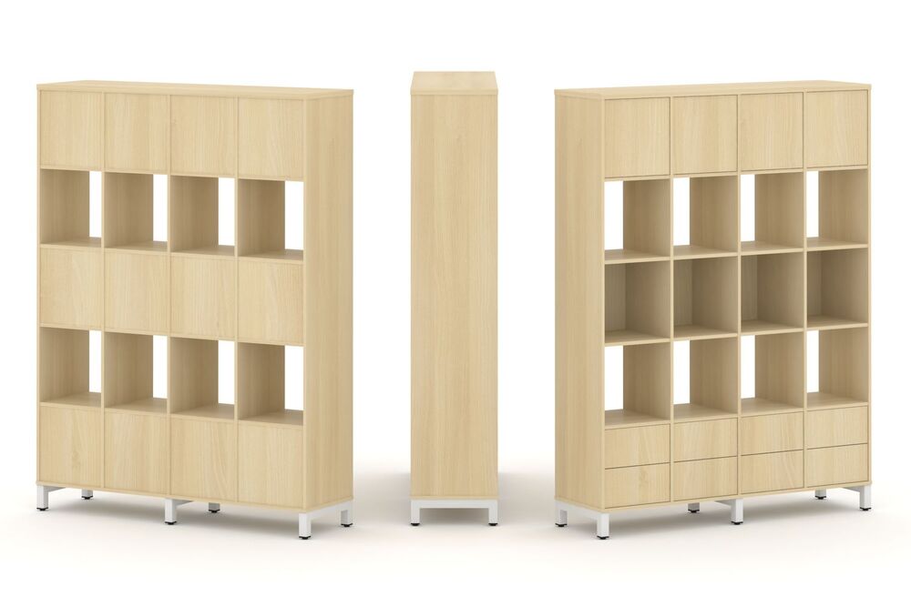 Набор стеллажа одностороннего, 5 ярусов