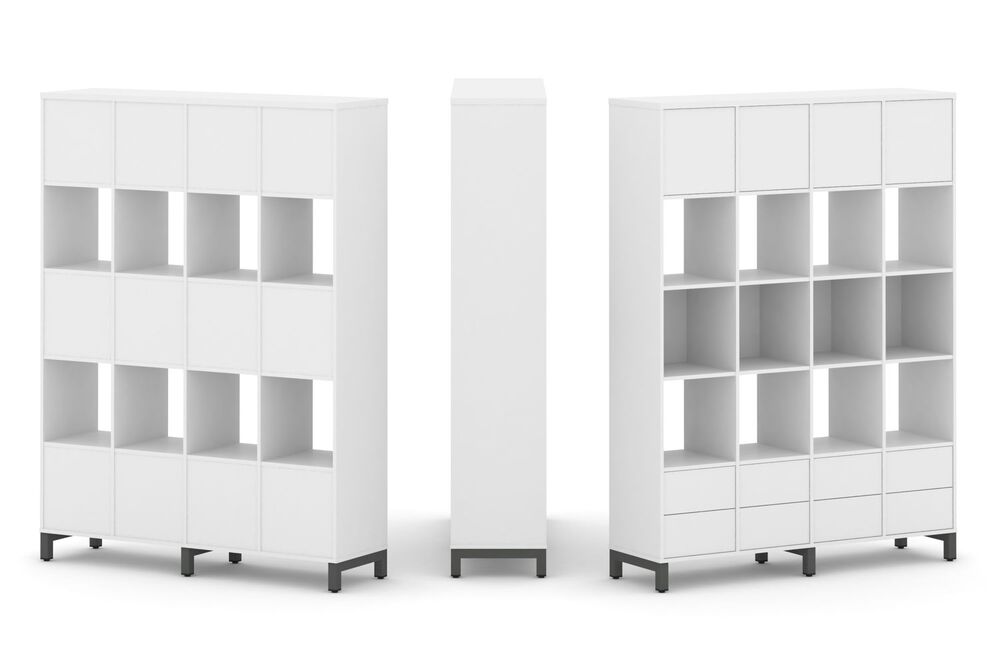 Набор стеллажа одностороннего, 5 ярусов