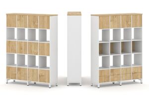 Набор стеллажа одностороннего, 5 ярусов