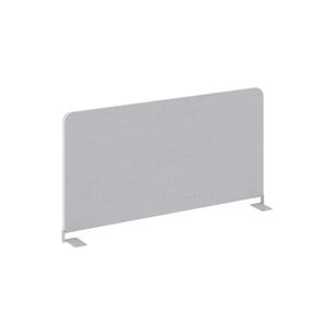 Настольный экран боковой (тканевый с алюминиевым кантом двойной)