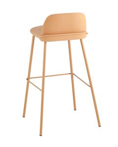 Стул барный Mist желтый 4 шт