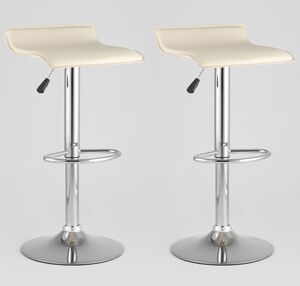 Стул барный Хай-Тек бежевый 2 шт