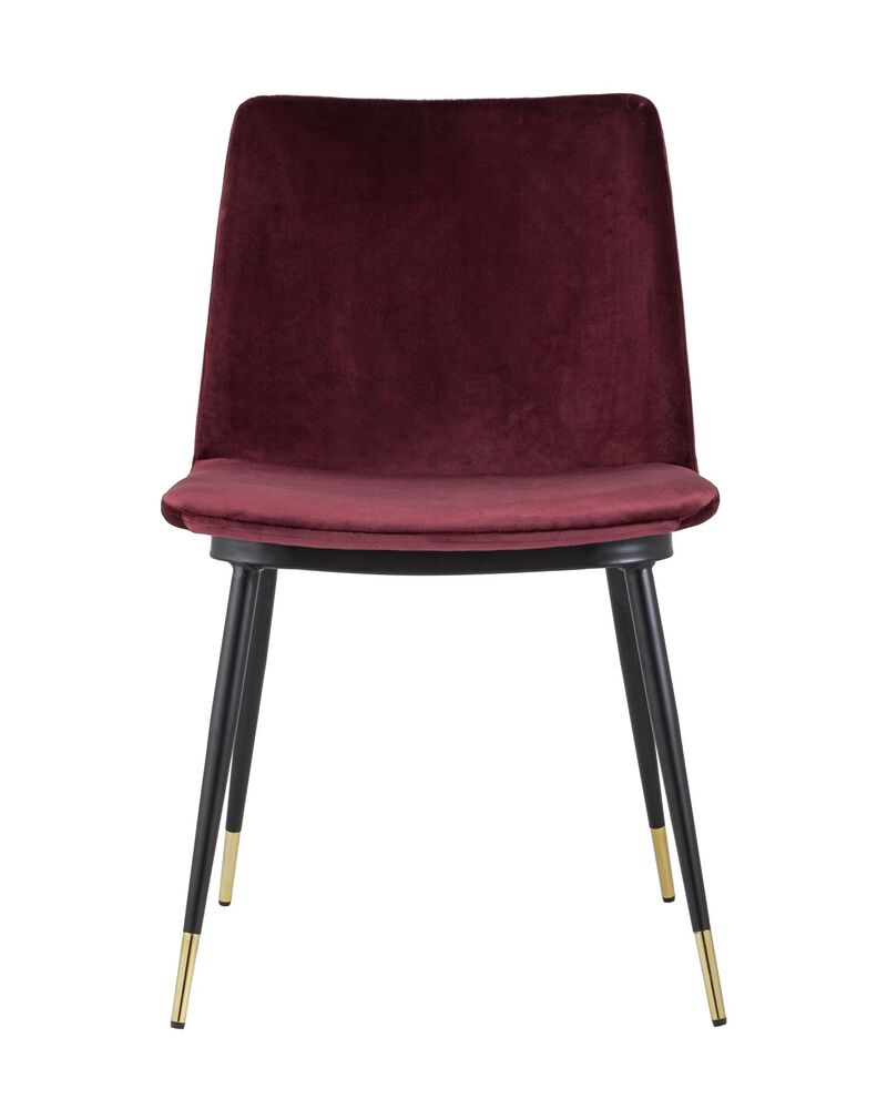 Стул Мелисса велюр бордовый 2 шт