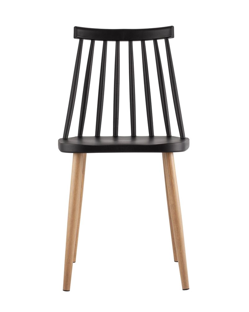 Стул Морган пластиковый черный 4 шт