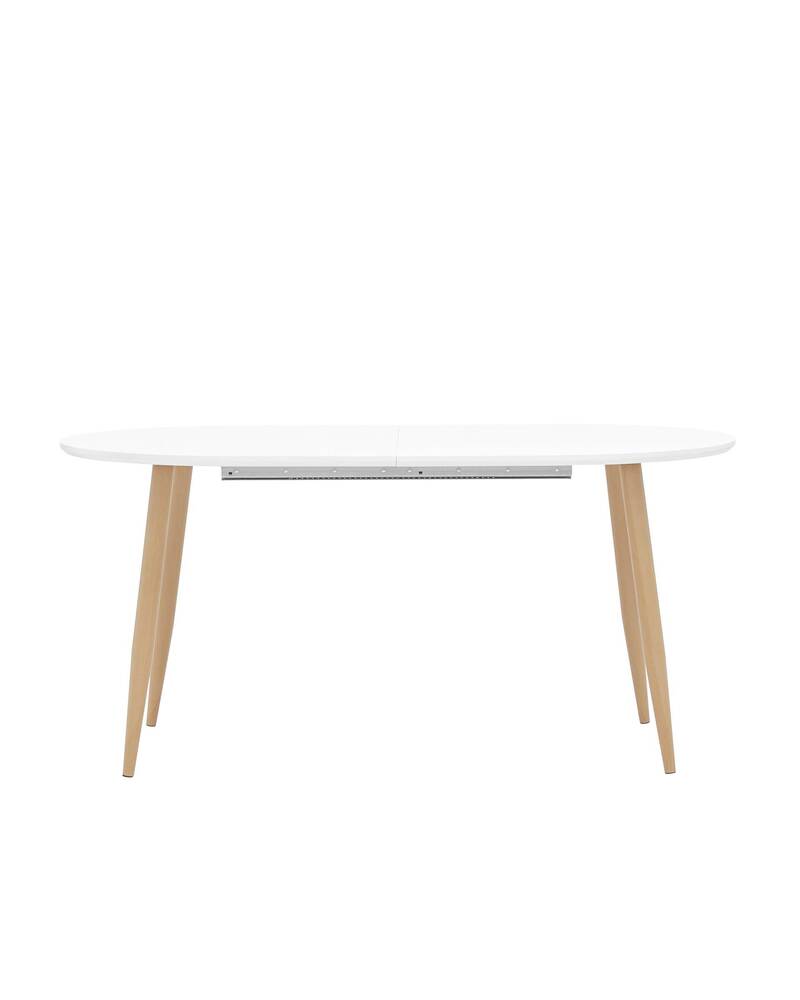 Стол обеденный Берген раскладной 160-190-220*90 белый