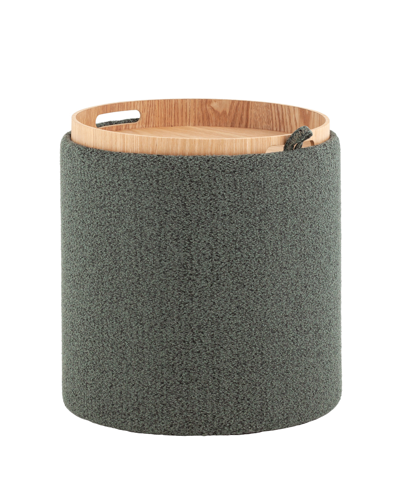 Пуф-столик с ящиком