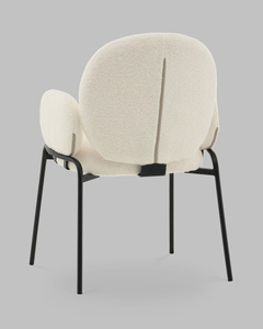 Стул с подлокотниками букле