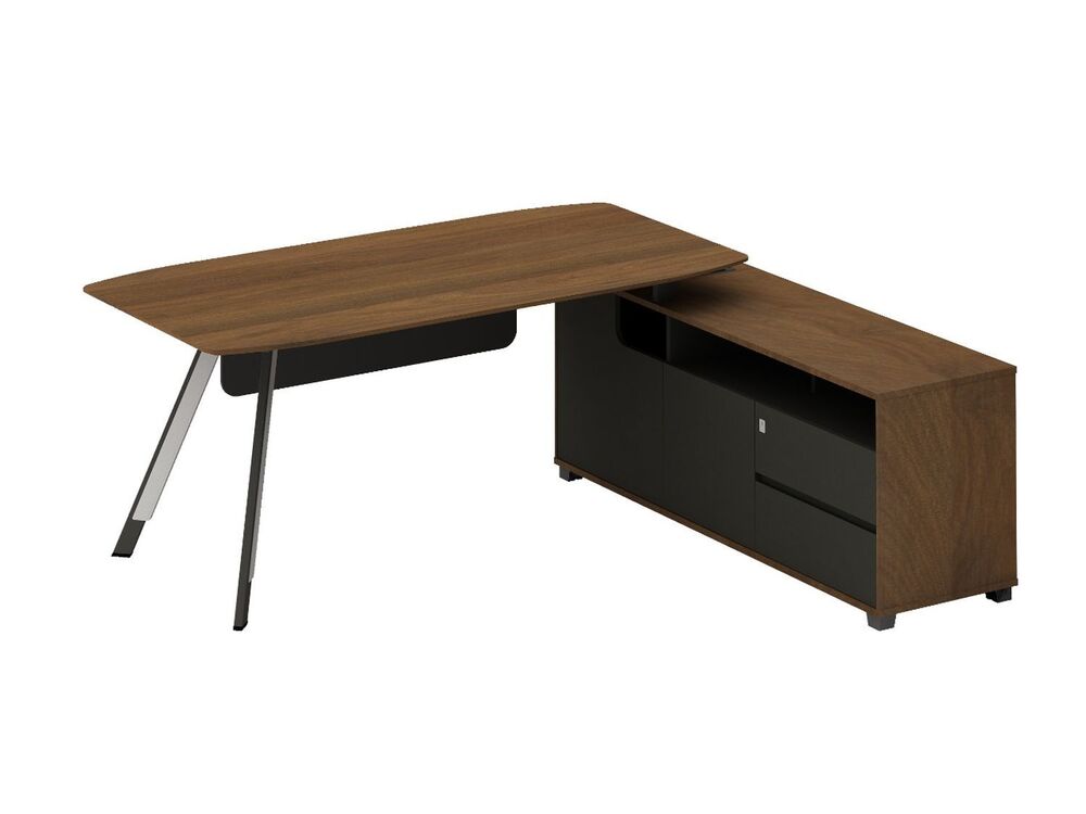 Стол на опорной тумбе (правый)