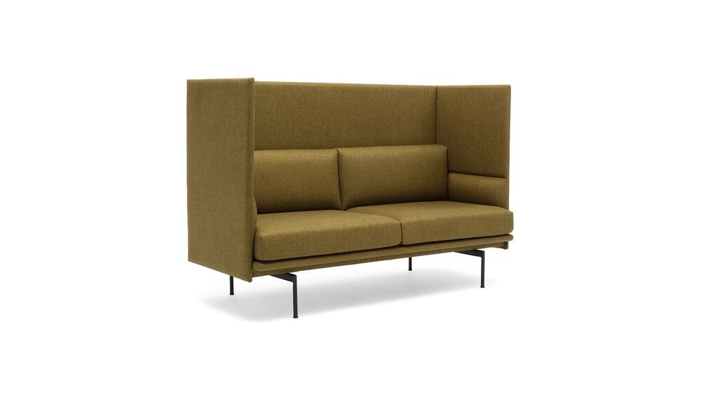 Диван двухместный c высокой спинкой