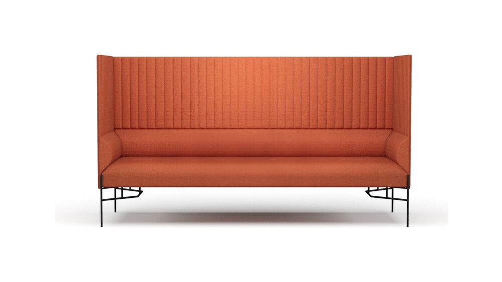 Диван трехместный с высокой спинкой