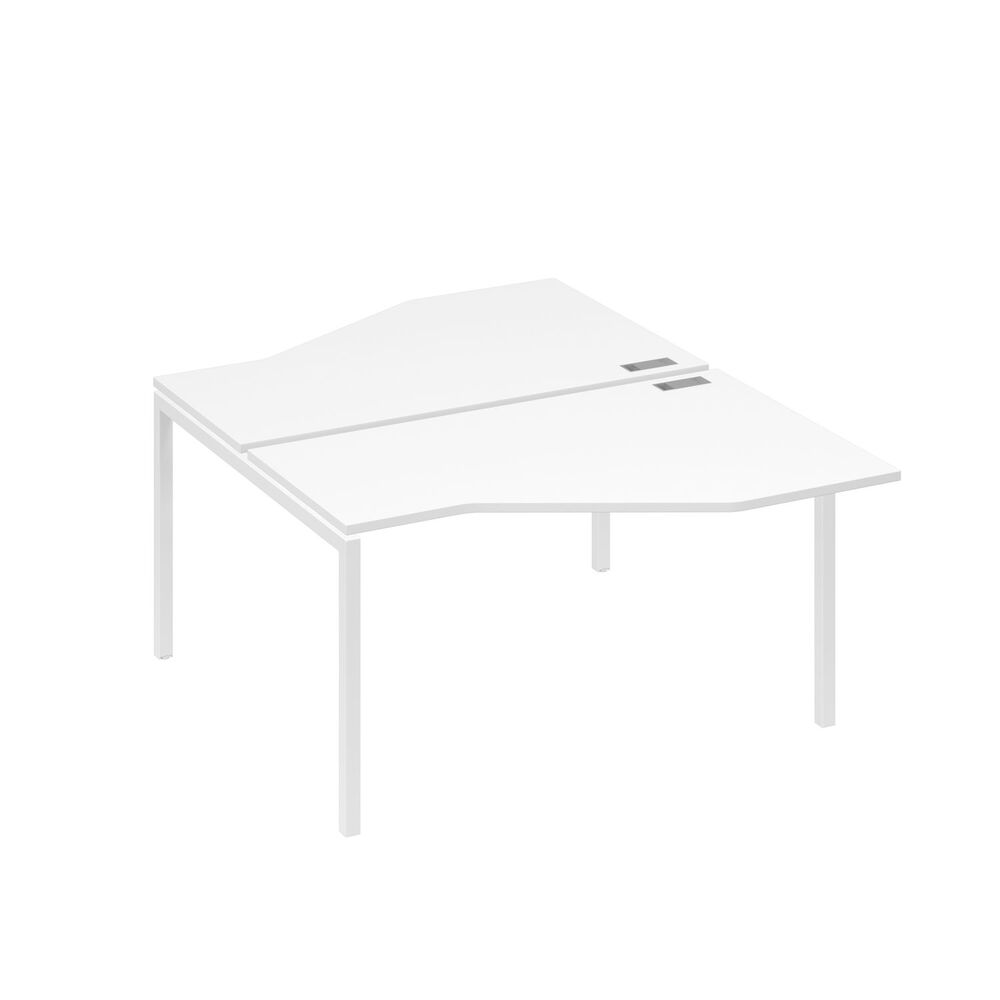 Рабочая станция (2х140) со столами Техно каркас DUE