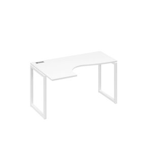 Стол эргономичный левый "Классика" на металлокаркасе QUATTRO