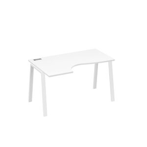 Стол эргономичный левый "Классика" на металлокаркасе TRE