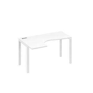 Стол эргономичный левый "Классика" на металлокаркасе UNO