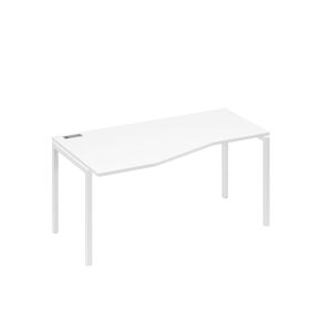Стол эргономичный левый "Техно" на металлокаркасе DUE
