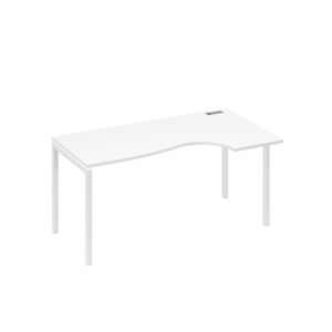 Стол эргономичный правый "Классика" на металлокаркасе DUE