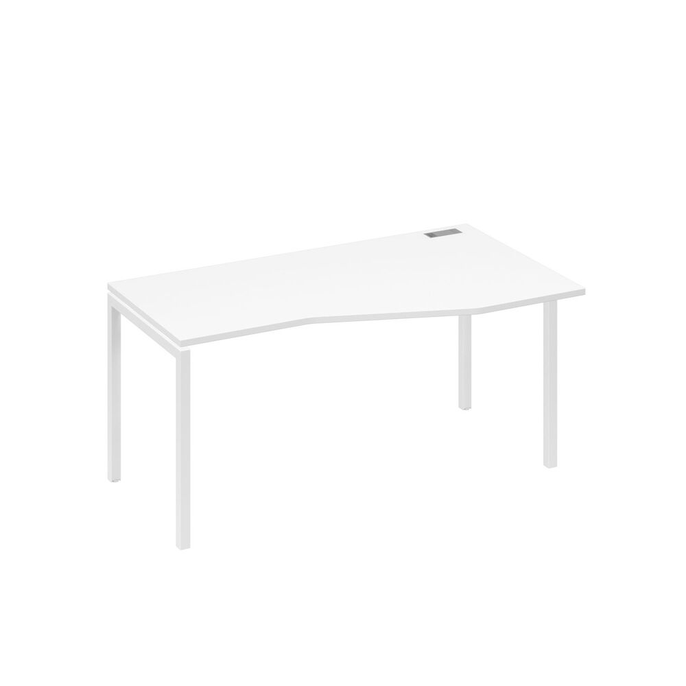 Стол эргономичный правый "Техно" на металлокаркасе DUE