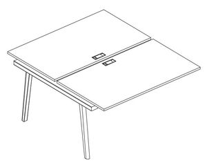 Секция стола рабочей станции (2х120)
