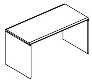 Стол письменный на каркасе ДСП (2 скоса)