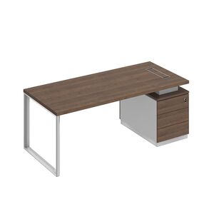 Стол руководителя на опорной тумбе (левый/правый)