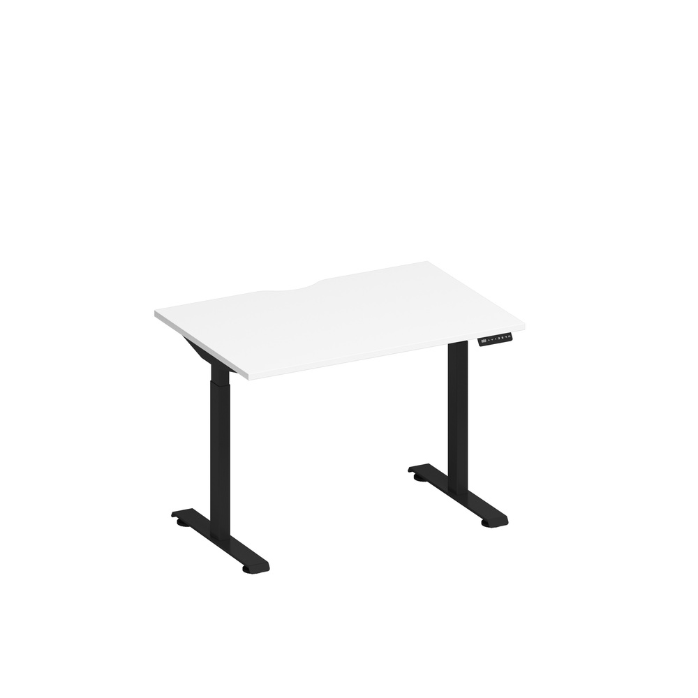 Стол письменный на электроприводе с вырезом