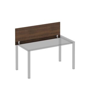 Экран для стола 140 на белом металлокаркасе КФ